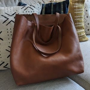 Madewell Transport Tote in English Saddle